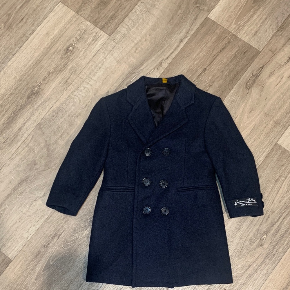 Giovanni Bellini Midnight Blue Kids Peacoat
